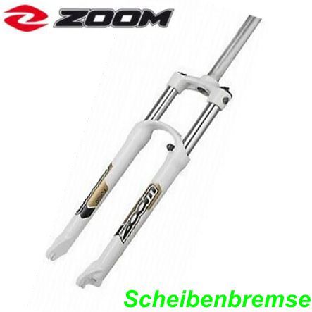 Federgabel Ahead 26 1 1/8 x 280 mm ZOOM 580 Disc Lock-out weiss