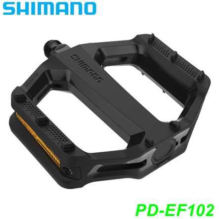 Shimano Pedal PD-EF102 flat schwarz m. Reflekt.