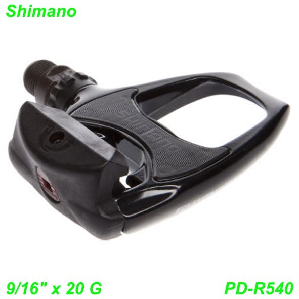 Shimano Pedalen Clipless PD-R550 SPD-SL 9/16 x 20G mit cleat (SM-SH11) schwarz