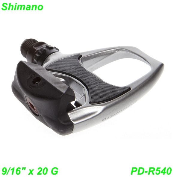 Shimano Pedalen Clipless PD-R550 SPD-SL 9/16 x 20G mit cleat (SM-SH11) silber