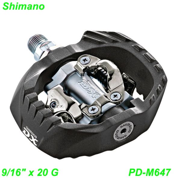 Shimano Pedalen PD-M647 SPD Box semiclipless Pop-up Schnelleinstieg
