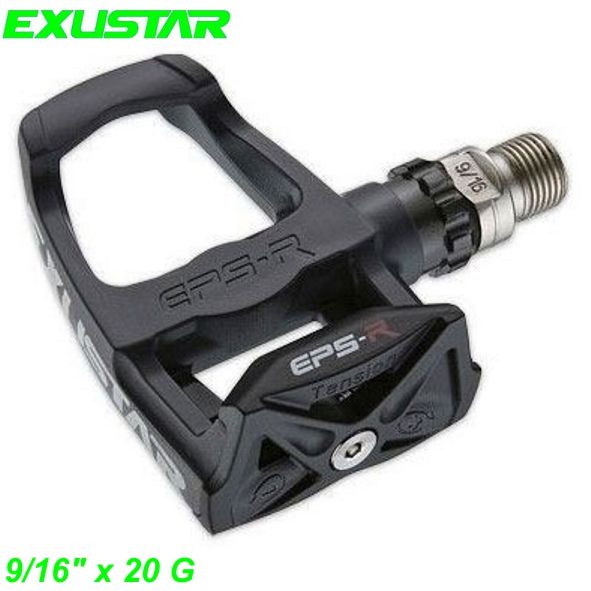Exustar Pedalen Clipless gedichtet 2f gelagert 262 gr. CrMo-Achse schwarz