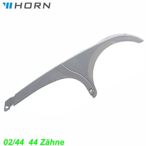 HORN Catena Kettenschutz 02/44 44 Zähne o/Halter ausziehbar silber Ø 220 mm