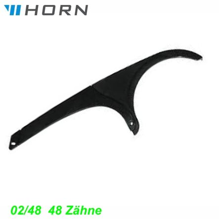 HORN Catena Kettenschutz 02/48 48 Zähne o/Halter ausziehbar schwarz Ø 240 mm