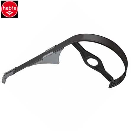 Kettenschutz Hebi 0394 Chainbar 44/48Z alu schwarz inkl. Halter