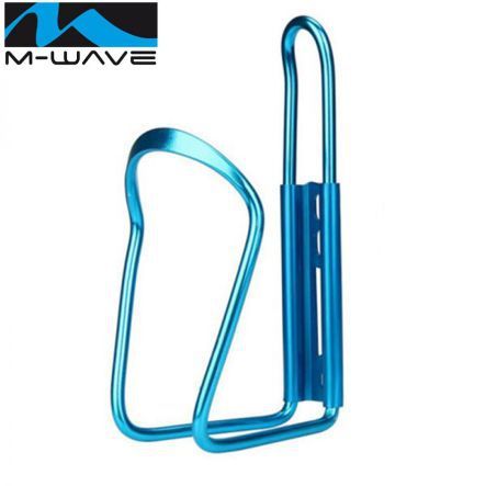 Flaschenhalter Alu Ø 6mm blau M-Wave
