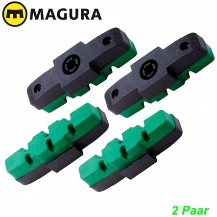 Magura Bremsgummi Satz HS grün hydraulisch BS-X42 2 Paar