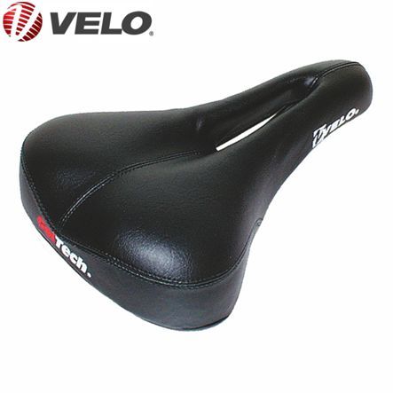 Velo Plush Sattel Herren Full-Cut Gel schwarz 404 gr. Restbestand