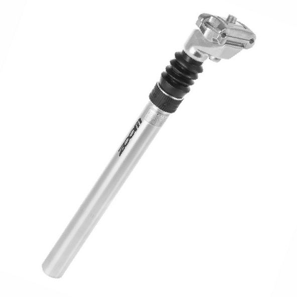 Sattelstütze gefedert alu silber Ø 25.4 mm 350 mm TranX