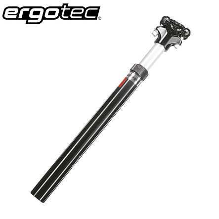 Sattelstütze gefedert alu schwarz ergotec SP 5.0 Ø 27.2 mm 350 mm Level 4 60 - 80kg