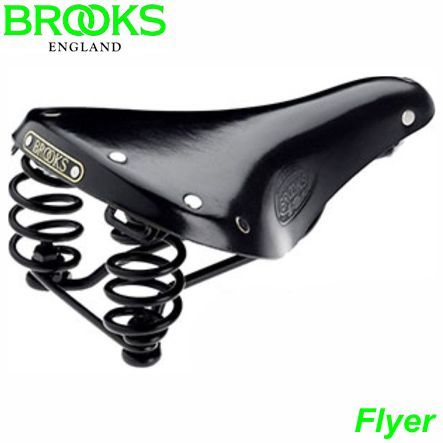 BROOKS Sattel Damen Flyer schwarz Getstell schwarz B396BS
