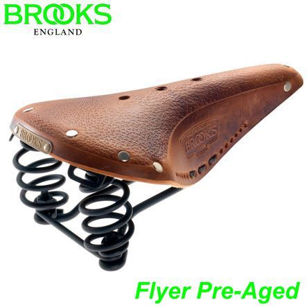 BROOKS Sattel Damen Flyer Pre-Aged vorgeweichte Decke braun B396DP