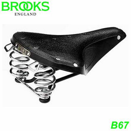 BROOKS Sattel Damen B67 schwarz Gestell schwarz B427BS