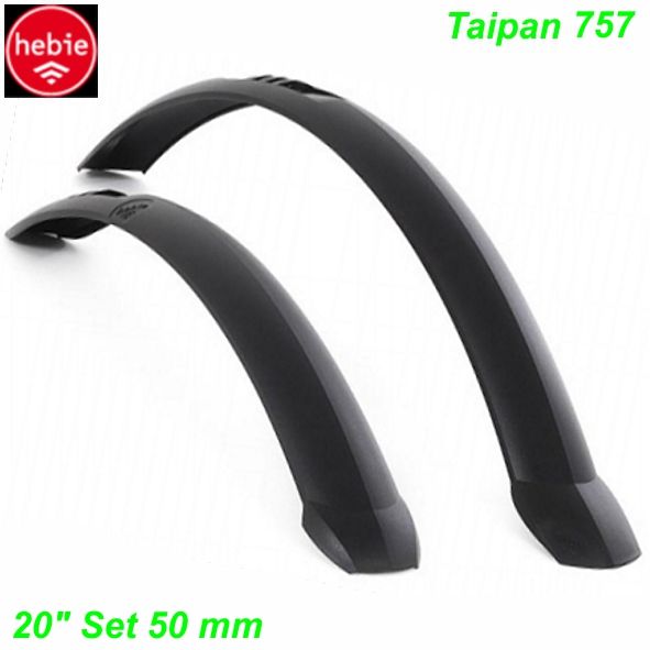 Hebie Schutzblechset Taipan 20 50mm schwarz m/Spritzschutz