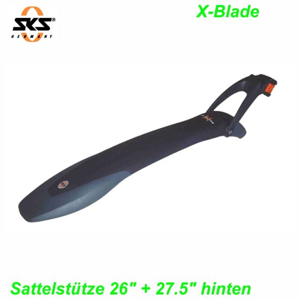 SKS Schutzblech X-Blade Dark 26 / 27.5  hinten schwarz