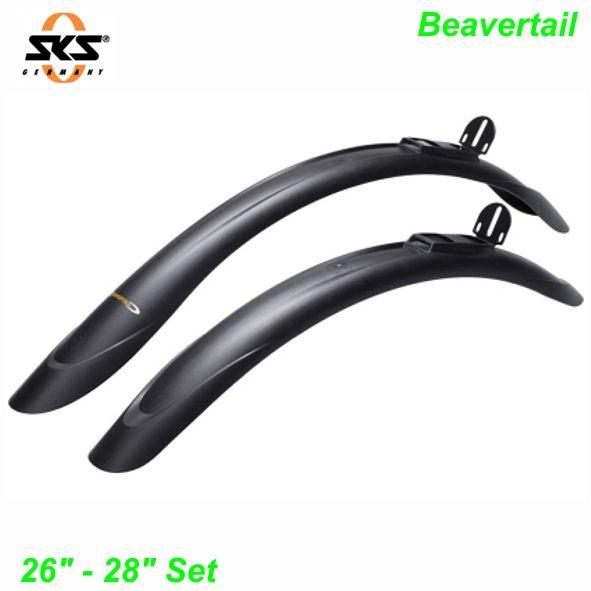 SKS Schutzblechset Beavertail 26 -28  schwarz