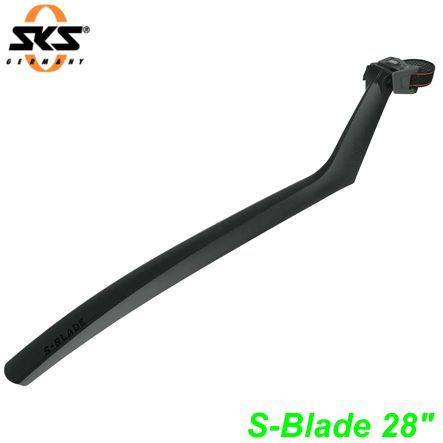 Steckschutzblech SKS S-Blade 28 / 52 mm schwarz hinten