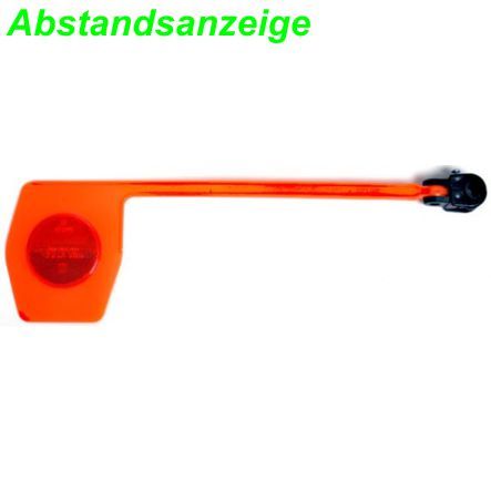 Abstandsanzeiger mit Reflektor orange