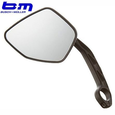 BM E-Bike Lenkerrückspiegel eckig 80mm Bride Ø 22.2 913/612VLGE
