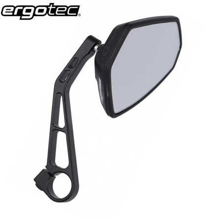 Ergotec Fahrradspiegel M-77 Links-u.Rechtsm.sw. Kunstst./Alu m.Prüfn