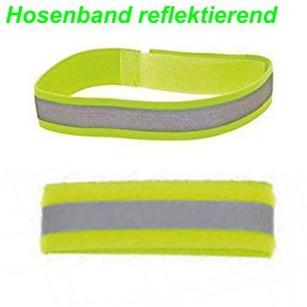 Hosen-/Armband 3M reflektierend leuchtgelb 35cm Set à 2 Stk.