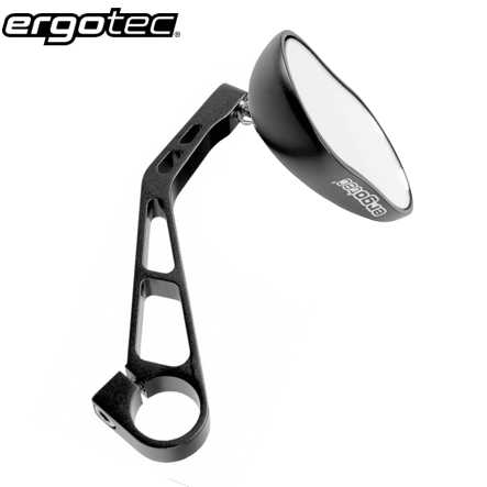 Ergotec Fahrradspiegel M-88 Links-und Rechtsmontage schwarz Alu