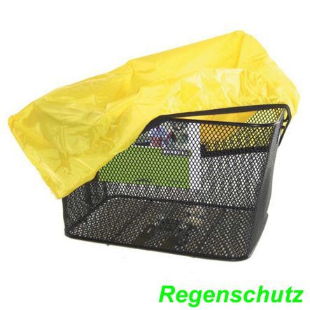 Regenschutzhaube für Körbe 40x30 cm gelb