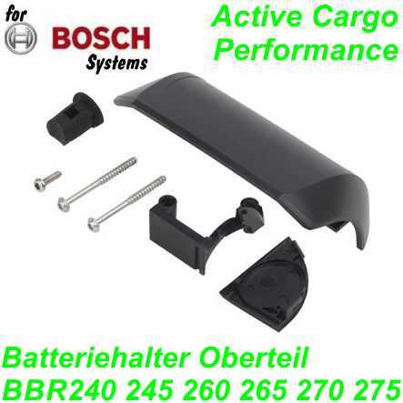 Bosch Batteriehalter Oberteil Gepäckträgerbatterie Performance schwarz BBR240 245 260 265 270 275