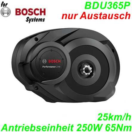 Bosch Antriebseinheit BDU365P 250W 65Nm 25km/h Performance