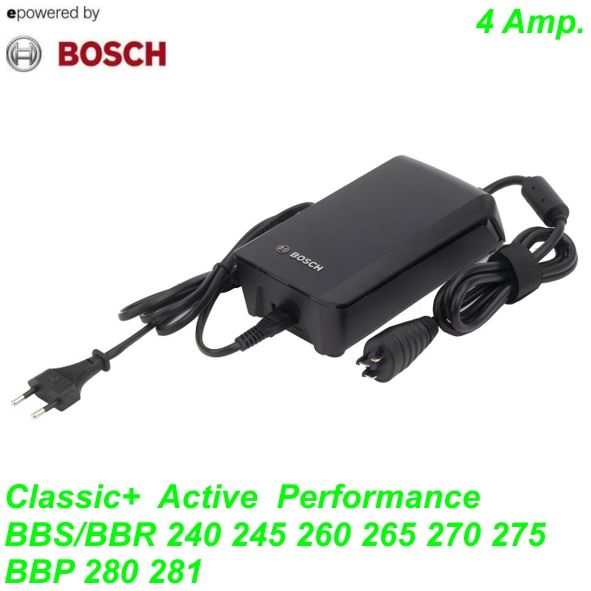 Bosch Ladegerät 4 Amp. BCS220 400-625 Wh Classic Active/Performance mit Netzkabel