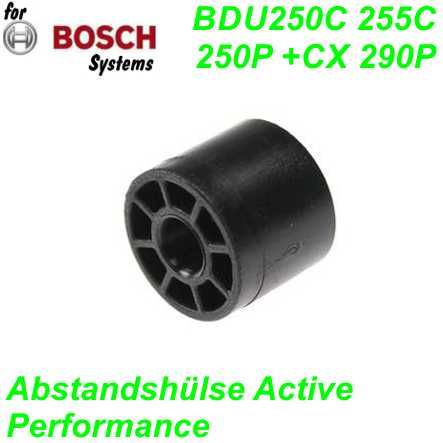 Bosch Abstandshülse Designdeckel links BDU250C 255C 250P CX 290P
