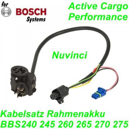 Bosch Kabelsatz Rahmenakku 370mm Nuvinci BBS240 245 260 265 270 275