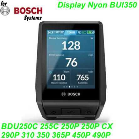 Bosch Display Kiox BUI350 o/Halter Schalter BDU250C 255C 250P 290P 310 350 365P 450P 490P