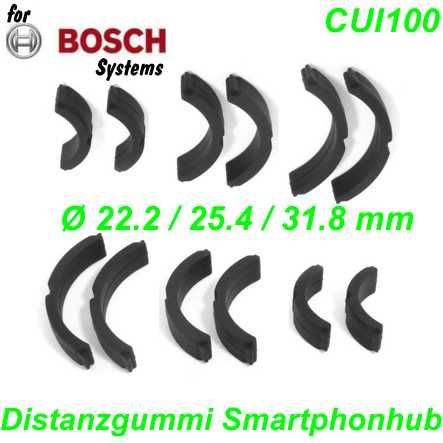 Bosch Distanzgummi Ø 22.2 25.4 31.8 mm je 4 Stk Smartphon Hub CUI100