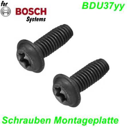 Bosch Schrauben 2xM6x16mm zu Montageplatte BDU3741 CX