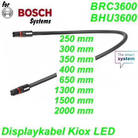 Bosch Displaykabel 250 mm BCH3611 LED BRC3600 Kiox BHU3600