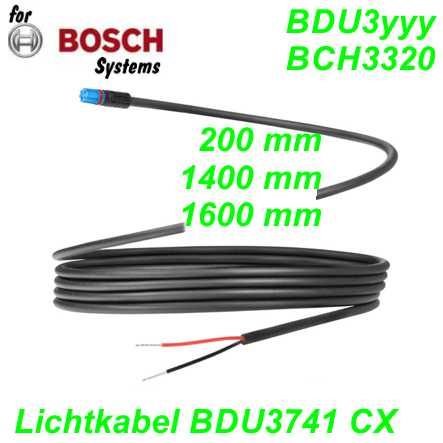 Bosch Lichtkabel Scheinwerfer 200 mm BCH3320 BDU3741 CX