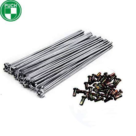 Mofa Speiche mit Nippel 187 mm x Ø 2.89 mm Satz à 36 Stk. Inox