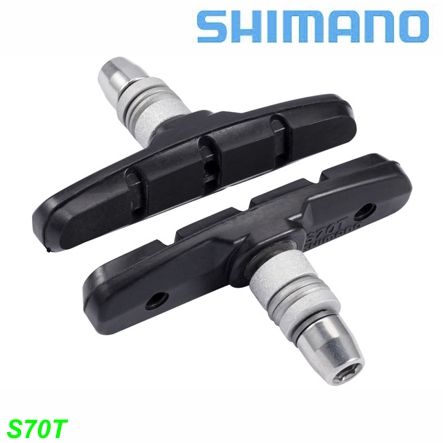 Shimano Bremsschuhe S70T BR-M570 per Paar m/Befestigungsmuttern
