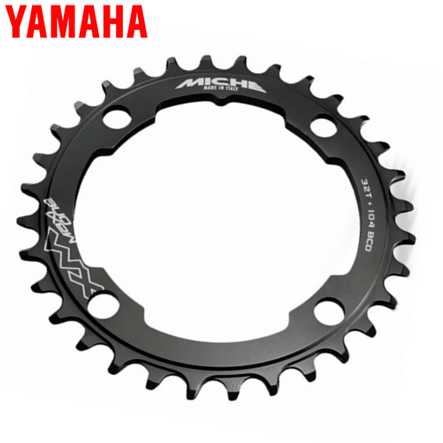 Kettenblatt Miche für Brose/Yamaha E-Bike 38Z Ø104 4-L schwarz