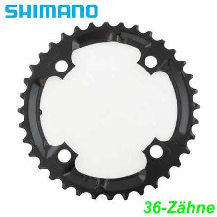 Shimano Kettenblatt 3x10-G FC-M771 FC-M610 FC-T521 36 Z. Ø 104 schwarz Y1NL98020