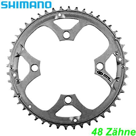 Shimano Kettenblatt 3x9-G. FC-M510 48 Z. Ø 104 silber HS Y1DS98230