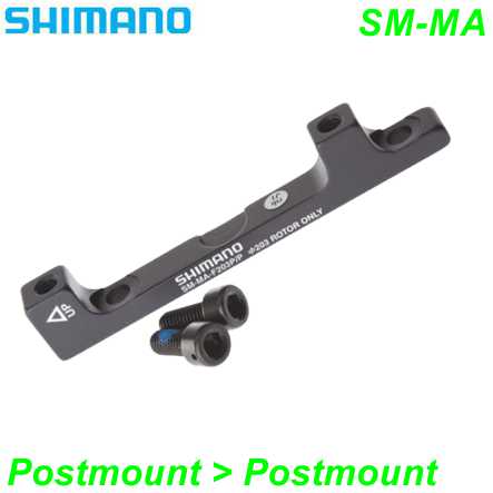 Shimano Adapter Postmount/Postmount Ø 160 >203 mm VR-HR m/Schrauben