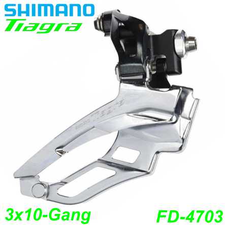 Shimano Umwerfer TIAGRA FD-4703 3x10 Down Swing 63-66° Anlöt