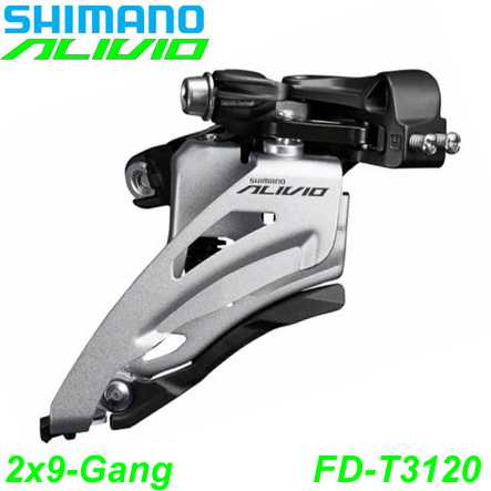 Shimano Umwerfer ALIVIO FD-M3120 2x9 48.8 Side Swing 64-69° Schelle Ø 28.6/31.8/34.9 mm