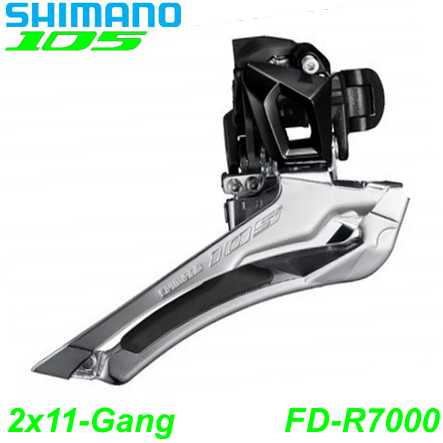 Shimano Umwerfer 105 FD-R7000 2x11-G. Down Swing 61-66° Schelle Ø 28.6/31.8 mm