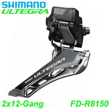 Shimano Umwerfer ULTEGRA FD-R8150 Di2 2x12-G. Down Swing 61-66° Anlöt