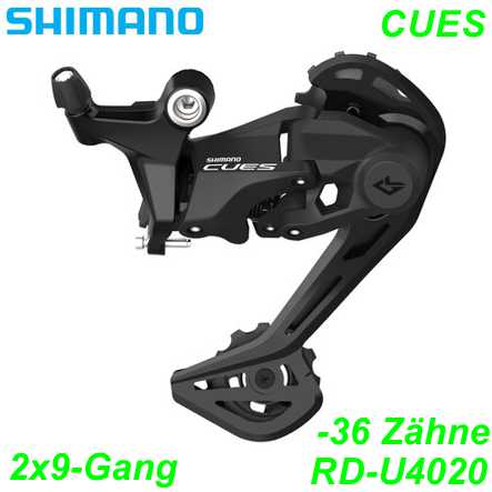 Shimano Wechsel 2x9-G. RD-U4020 CUES Linkglide GS