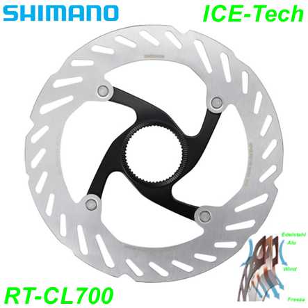 Shimano Bremsscheibe RT-CL700 140 mm Freeza Center-Lock Cues Box