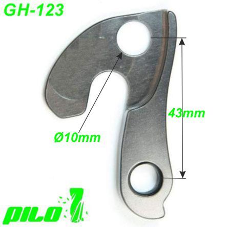 Ausfallende Schaltauge GH-123 CNC Pilo GT Bicycles Haro Jamis Schwinn